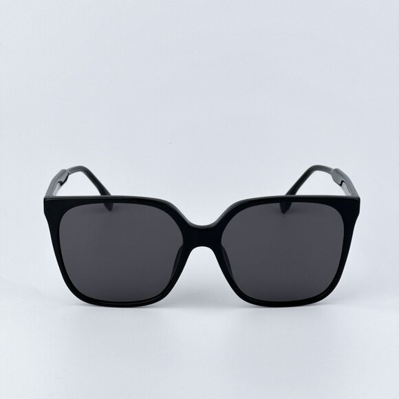 Fendi Women BRAND NEW Sunglasses Shiny Black Grey Geometric FE40030I 01A - Picture 3 of 10